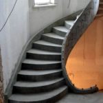 Каркас бетонной лестницы