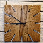дизайнерские деревянные часы